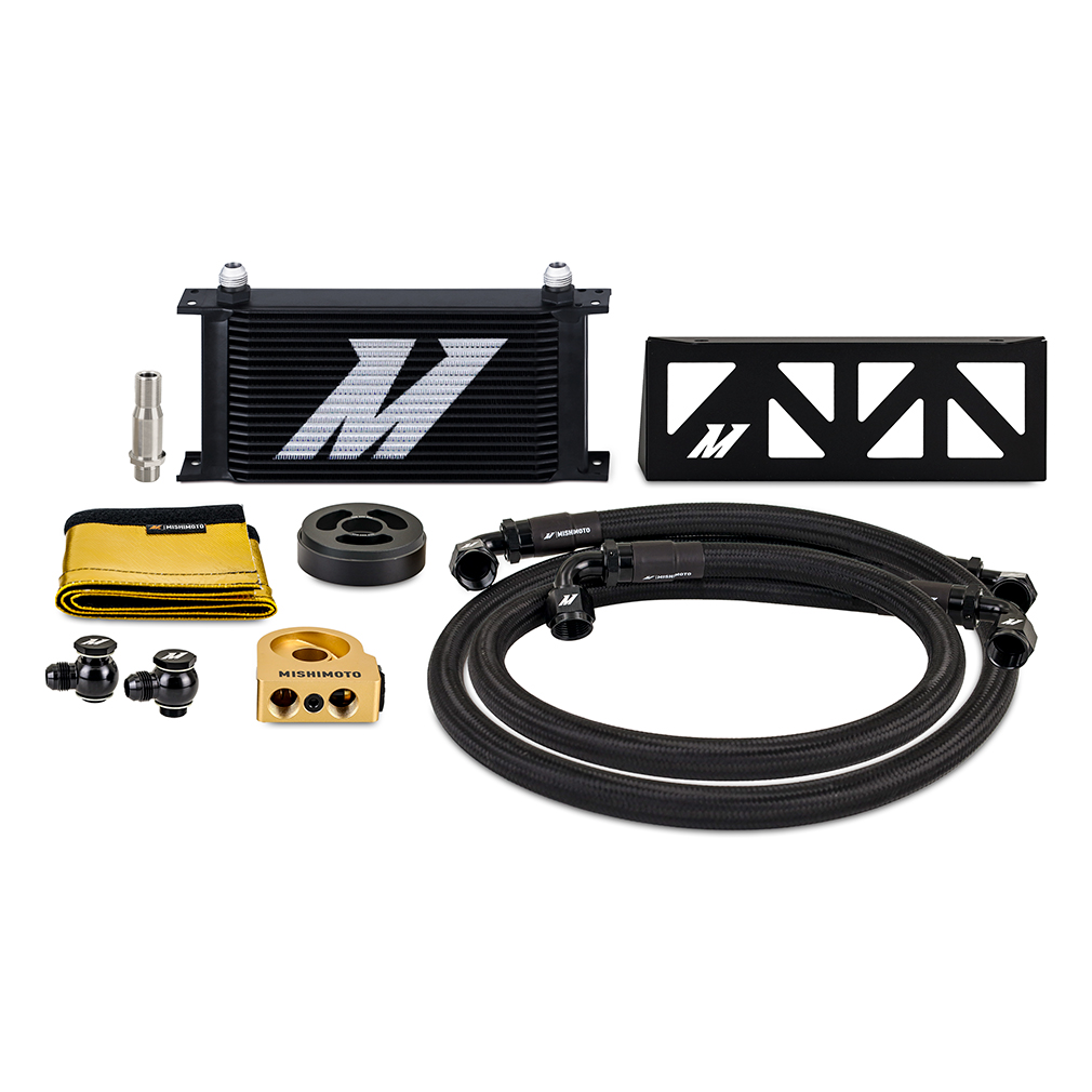 Mishimoto — Mishimoto 22+ Subaru BRZ/Toyota GR86 Oil Cooler Kit Thermostatic - Black
Engine Oil Cooler - view 9